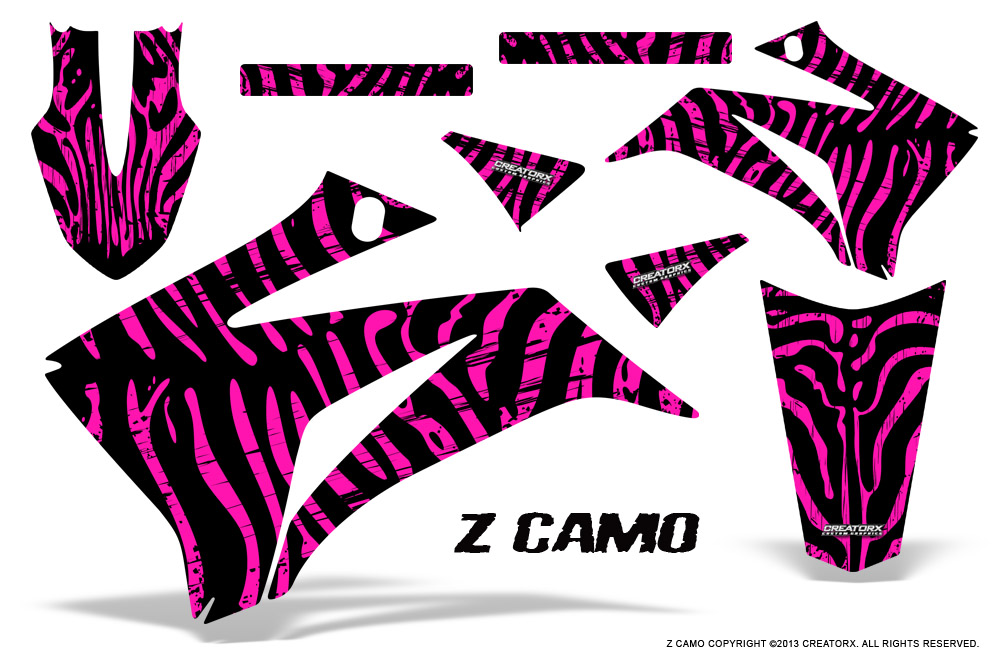 Yamaha TTR 125 08-12 Graphics Kit ZCamo Pink